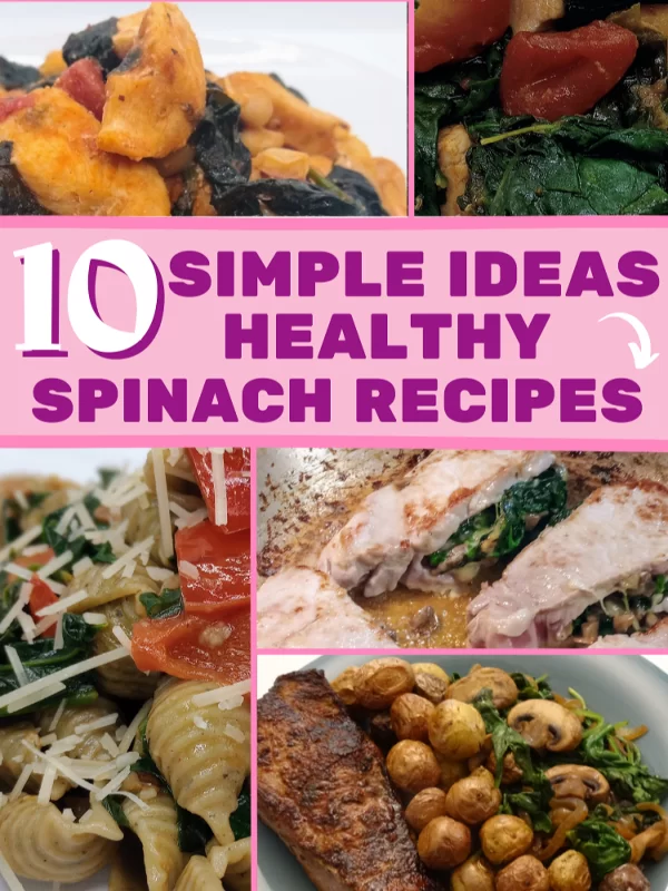 10 Simple Spinach Recipes Feature