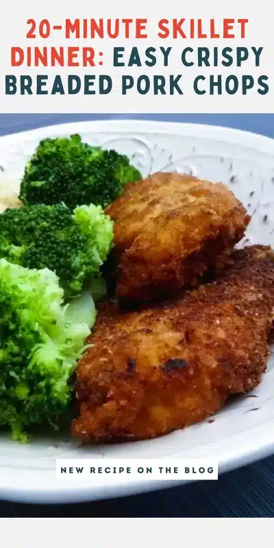 20-Minute Skillet Dinner_ Easy Crispy Breaded Pork Chops