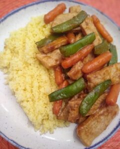 Pork Stir Fry with Baby Carrots