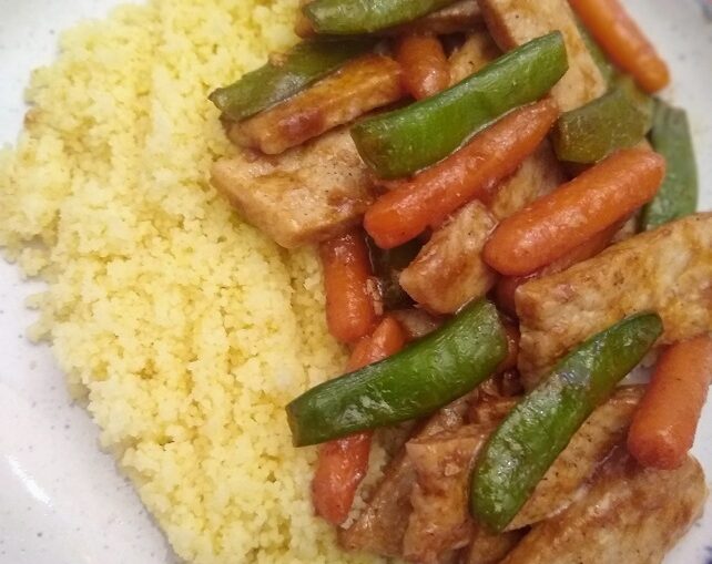 Pork Stir Fry with Baby Carrots