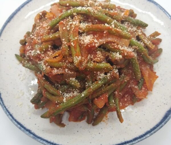 Green Beans with garlic and onions