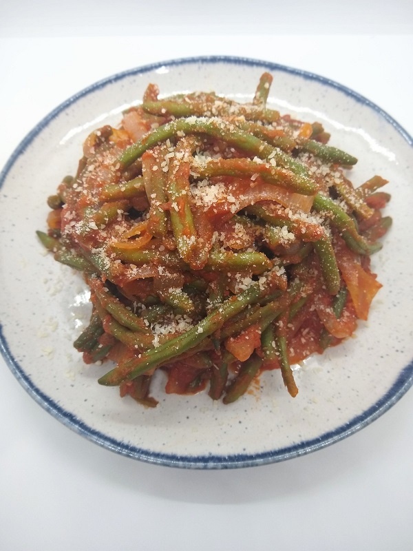 Green Beans with garlic and onions