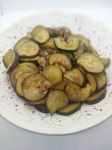 Honey balsamic zucchini