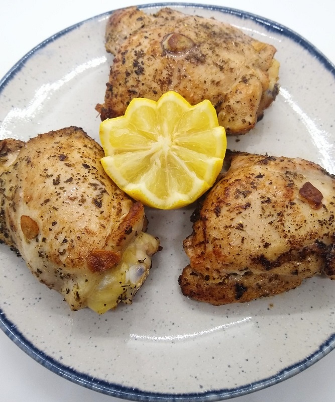 lemon garlic chicken thighs