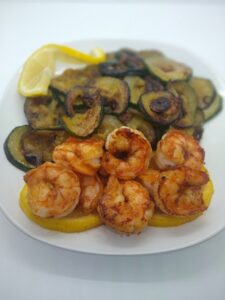 southwestern shrimp with zucchini