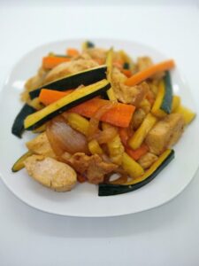 Chicken with Zucchini and Carrots