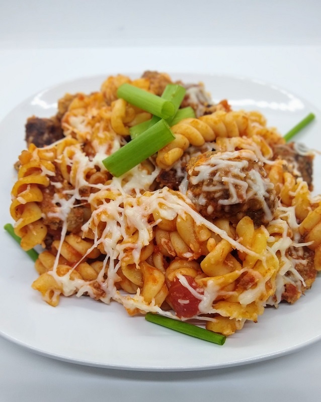 Baked Rotini and Ground Beef