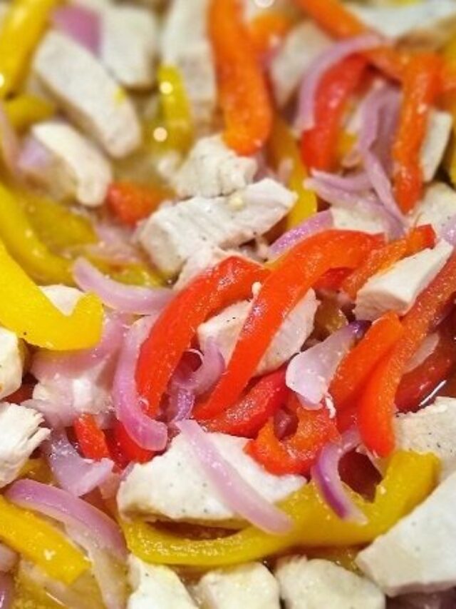 Simple Chicken with Peppers and Onions Recipe