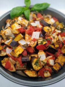 Healthy Roasted Eggplant With Tomatoes | Invent Your Recipe