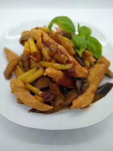 Chicken Stir Fry With Eggplant