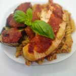 Chicken and Rotini with Eggplant