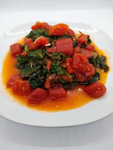 Spinach and Tomatoes