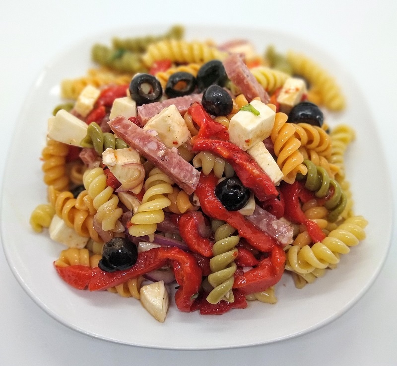 Tricolor Supreme Pasta Salad  Carrie's Experimental Kitchen