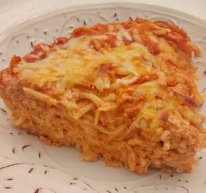 spaghetti pie