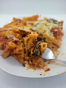 Swiss Chard and Chicken Baked Ziti