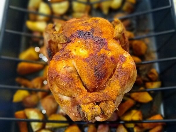 whole roasted chicken small cooked1 edited whole roasted chicken | Perfect Whole Roasted Chicken Recipe