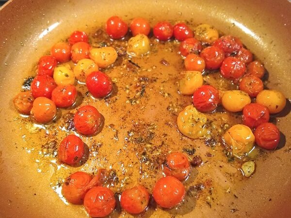 cook tomatoes until soft