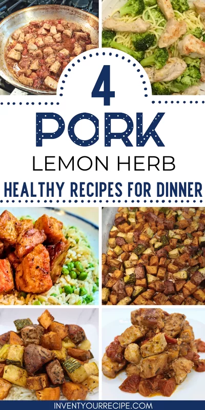 4 Lemon Herb Pork Recipes For Dinner