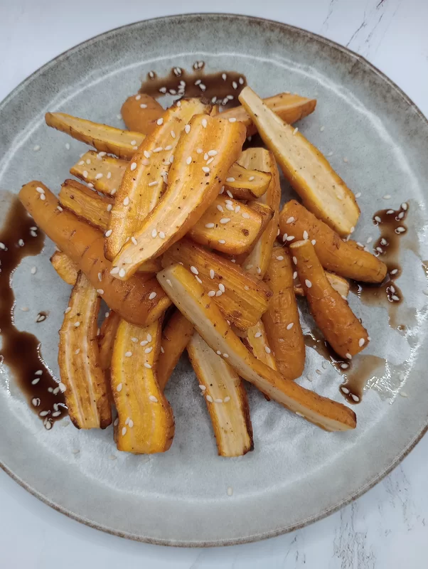 Air Fryer Carrot Recipe Plate 1