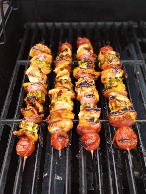 BBQ Chicken Kabobs Recipe Grilled