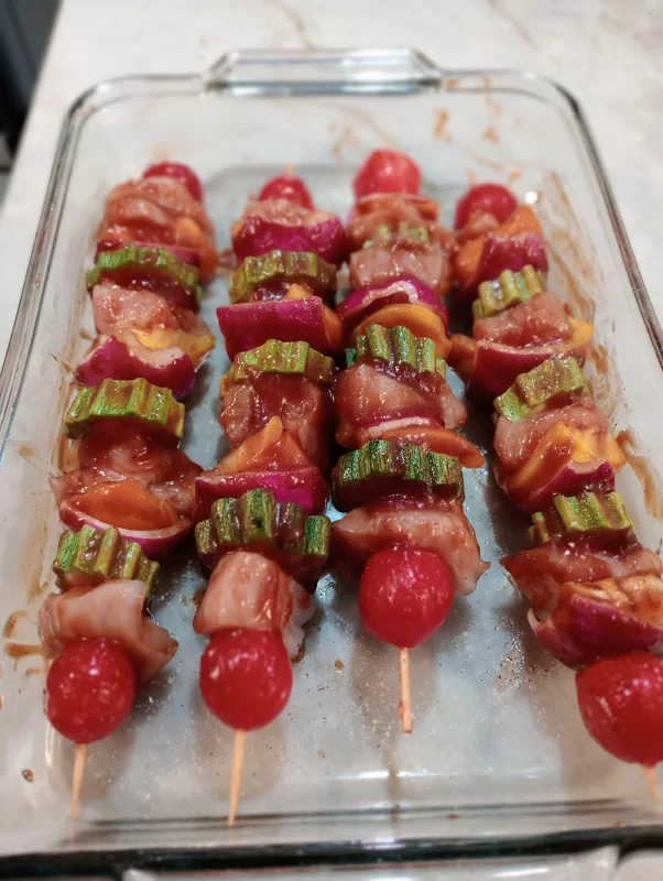 BBQ Chicken Kabobs Recipe Marinated