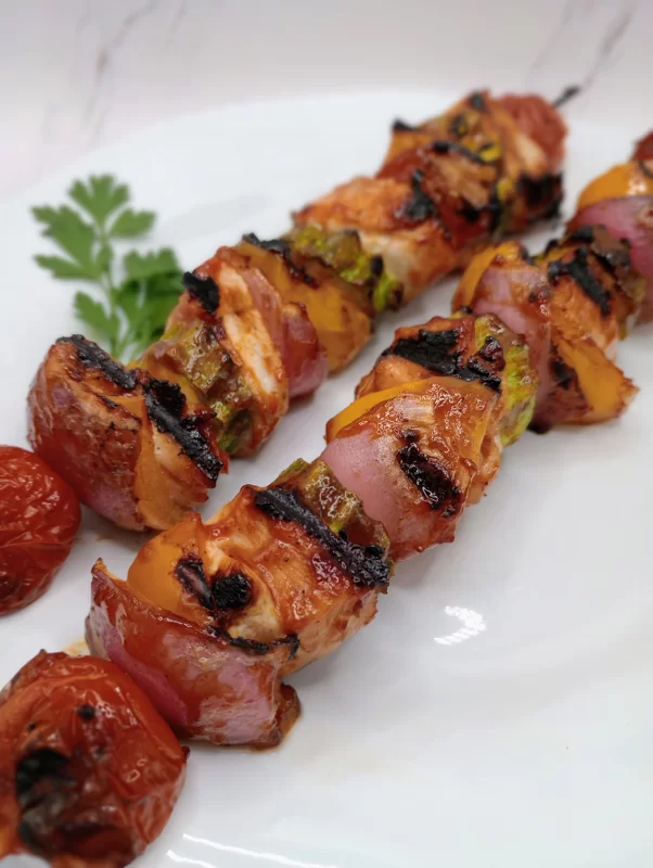 Grilled BBQ Chicken Kabobs Recipe