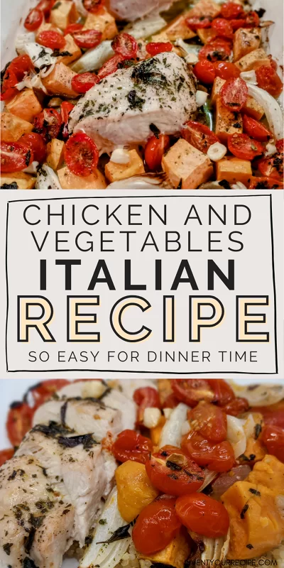 Baked Chicken and Cherry Tomatoes Healthy