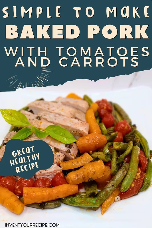 Baked Pork with Cherry Tomatoes Simple