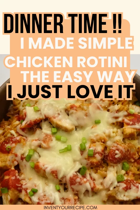 Baked Rotini with Chicken Recipe For Dinner