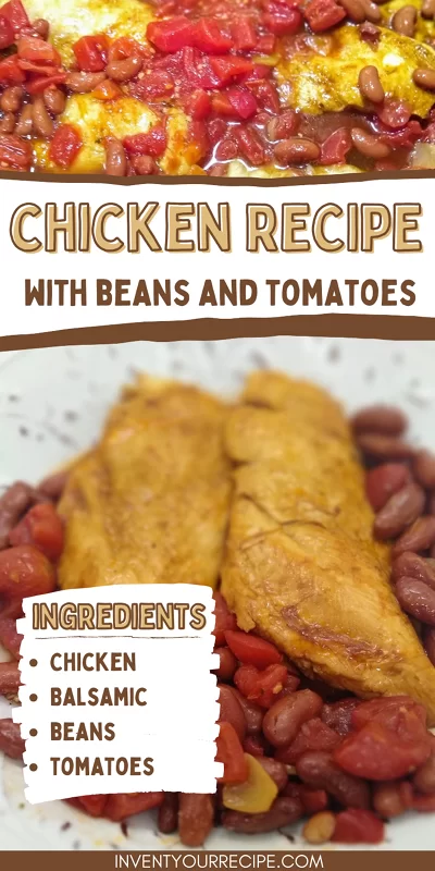 Balsamic Chicken Recipe with Beans and Tomatoes