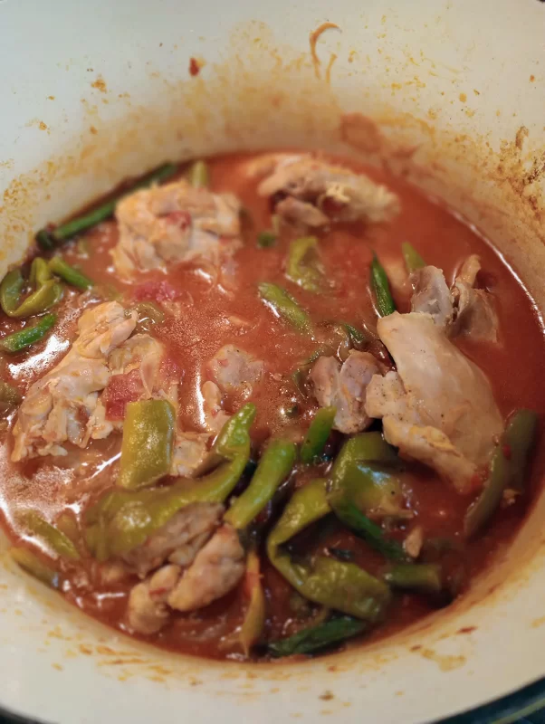 Bell Pepper Recipe With Chicken_finished