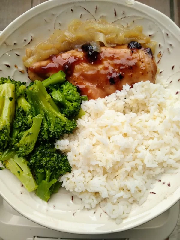 Blueberry Glazed Chicken For Dinner