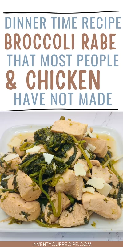 Dinner Time Broccoli Rabe And Chicken Recipe