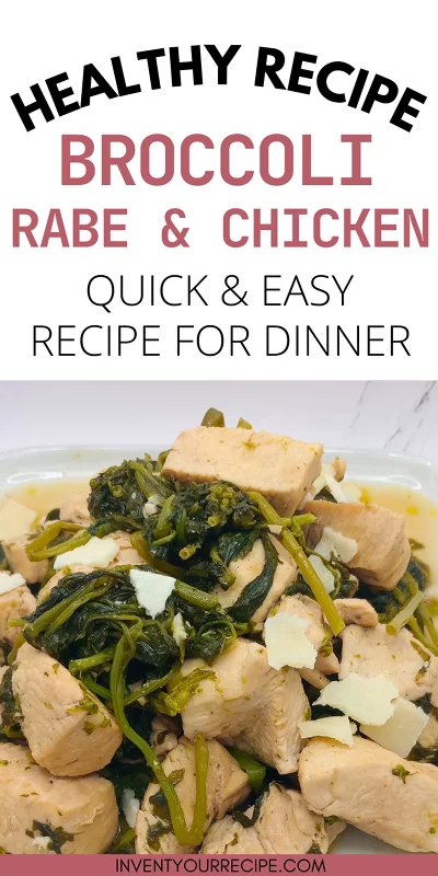 Healthy Broccoli Rabe and Chicken Bites Recipe