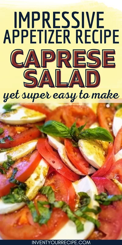 Caprese Salad Recipe: PIN Image
