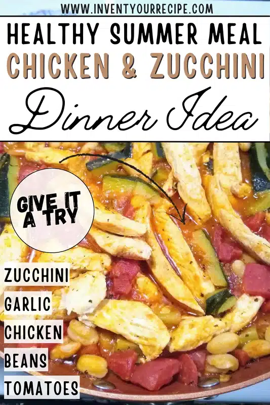 chicken with zucchini and beans recipe