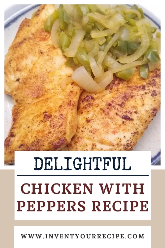 Chicken and Bell Peppers: PIN Image