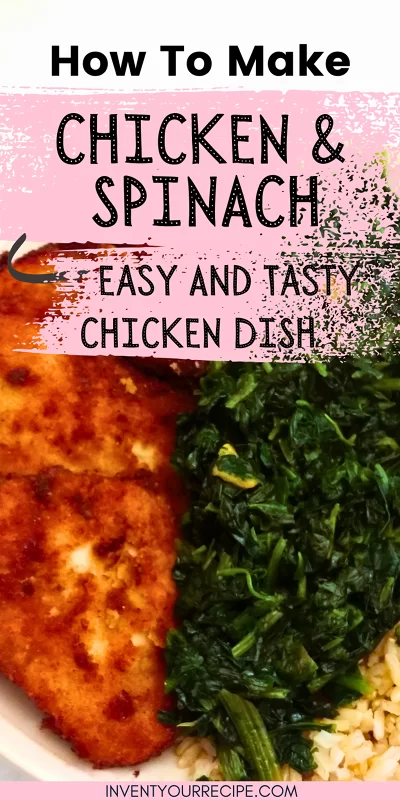 Chicken and Spinach Recipe For Dinner