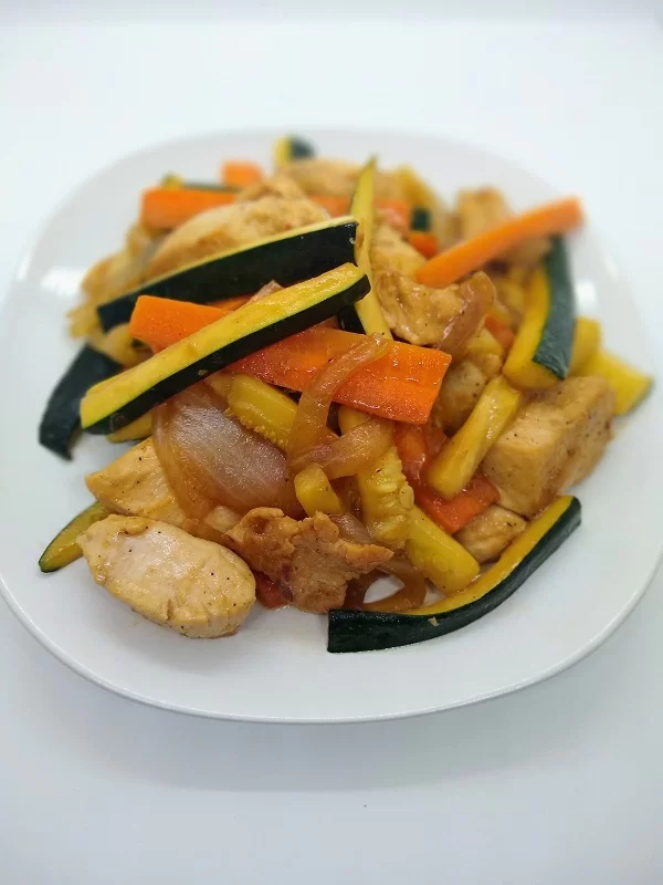 Chicken stir fry with zucchini recipe