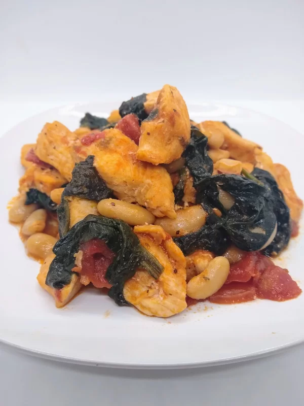 Chicken with Spinach and Cannellini Beans: Feature Image