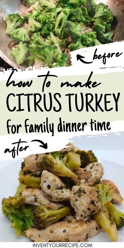 Citrus Herb Turkey Bites Recipe For Dinner