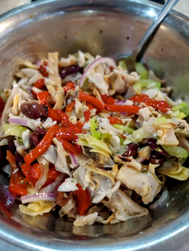 Cold Scungilli Salad Recipe Mixed