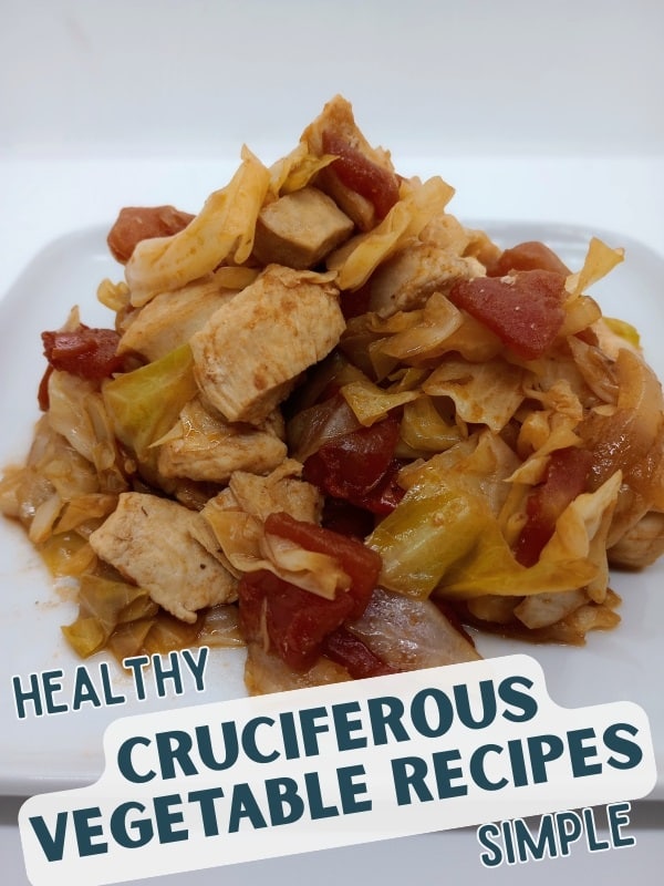 Cruciferous Vegetable Recipes Chicken with Cabbage