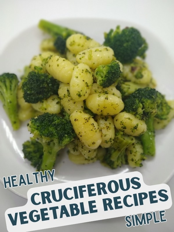 Cruciferous Vegetable Recipes Gnocchi and Broccoli