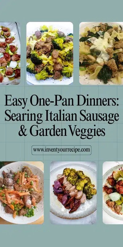 Easy One-Pan Dinner_ Searing Italian Sausage & Garden Veggies