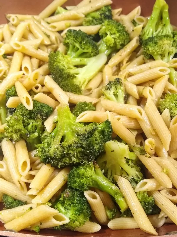 Easy Pasta and Broccoli For Dinner Pan