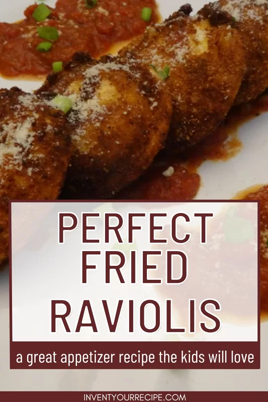 Fried Ravioli Recipe: PIN Image