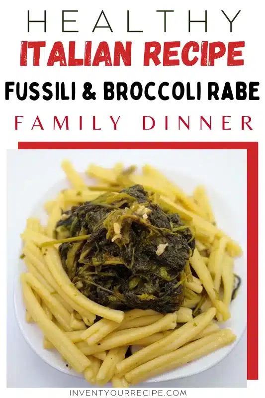 Fusilli and Broccoli Rabe Recipe Healthy