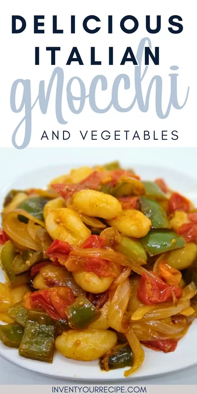 Delicious Italian Gnocchi And Vegetables