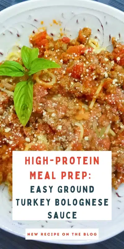 High-Protein Meal PreP_ Easy Ground Turkey Bolognese Sauce